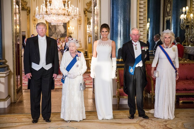 Von der Queen und dem royalen Prunk zeigte sich Trump beeindruckt. (Archivbild)  | Foto: Jeff Gilbert/Daily Telegraph/PA Wire/dpa