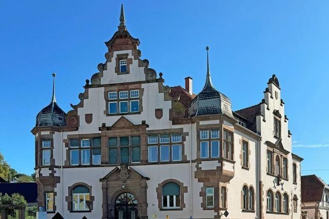 Das Dinglinger Rathaus ist der Stolz des Lahrer Stadtteils