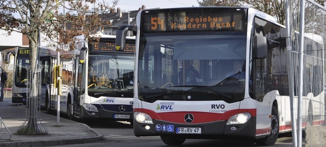 Die Linie 54 von Brombach nach Kandern...s Linienbndels Markgrflerland sein.   | Foto: Daniel Gramespacher