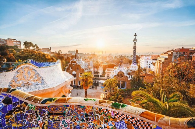 Park Gell: Gauds bunte Oase ber Barcelona.  | Foto: Lukasz Szwaj (Shutterstock.com)