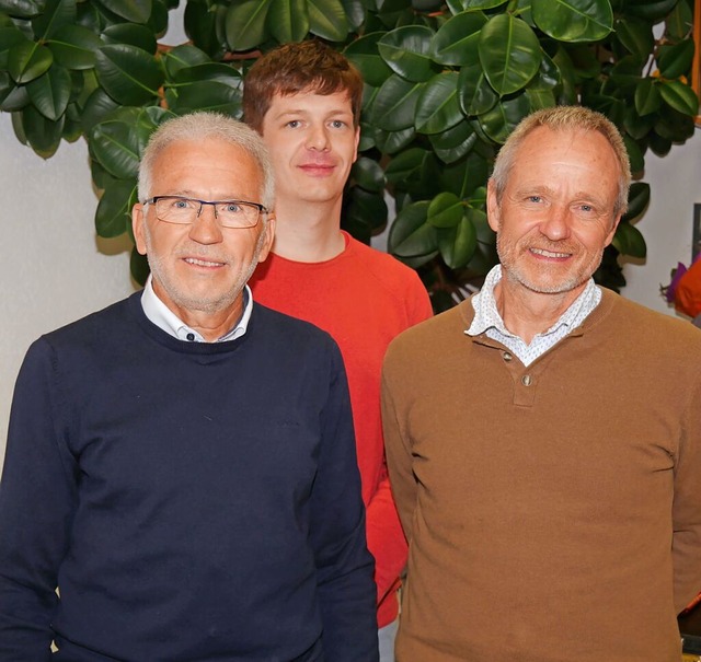 Haben sich aus dem Ortschaftsrat verab...Ebner, Ralf Albert und Rainer Fechtig.  | Foto: Eva Korinth