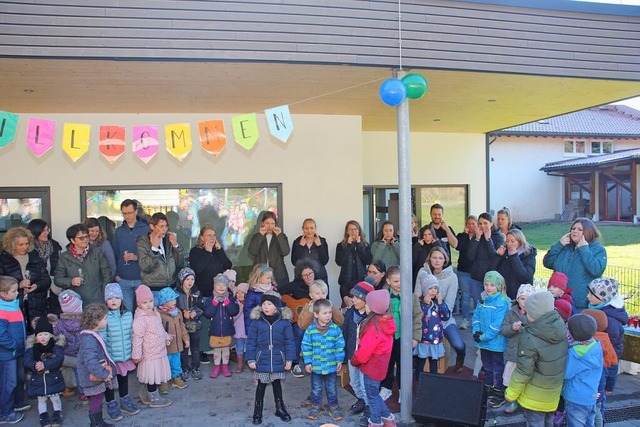 Kinderhaus Kunterbunt in Eisenbach feiert Anbau mit Tag der offenen Tr.  | Foto: Gert Brichta