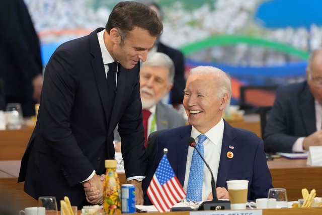 US-Pr&auml;sident Joe Biden ist nur mehr wenige Monate im Amt.  | Foto: Eraldo Peres/AP/dpa