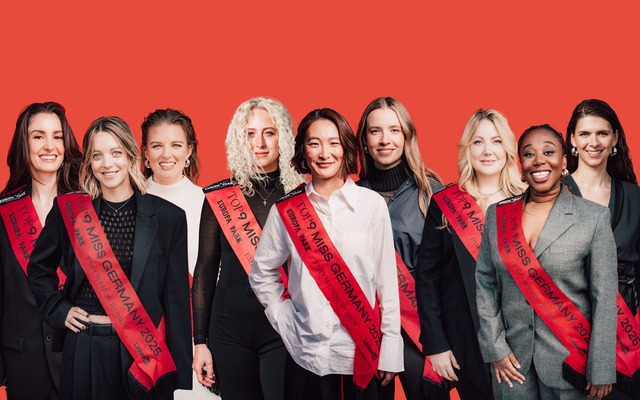 Das sind die Finalistinnen der "Miss Germany"-Staffel 2024/25.  | Foto: Julian Ebinal/Miss Germany Studios/dpa