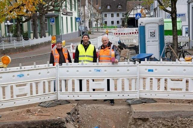 Mllheims Dauerbaustelle wandert auf der Werderstrae