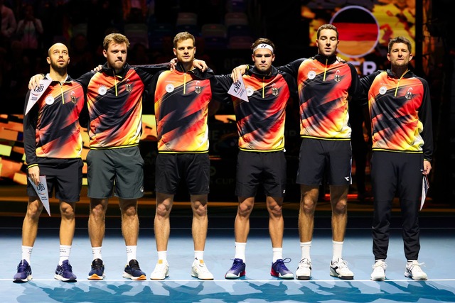 Das deutsche Davis-Cup-Team liegt im Viertelfinale gegen Kanada in F&uuml;hrung.  | Foto: Frank Molter/dpa