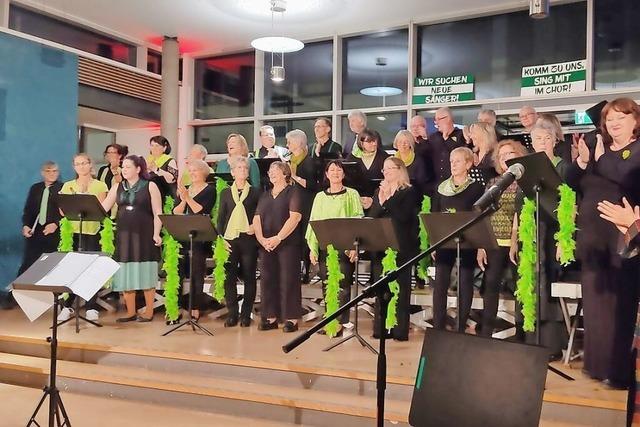 Ihringer Chor Intermezzo holt Musikfreunde aus Malterdingen auf die Bhne