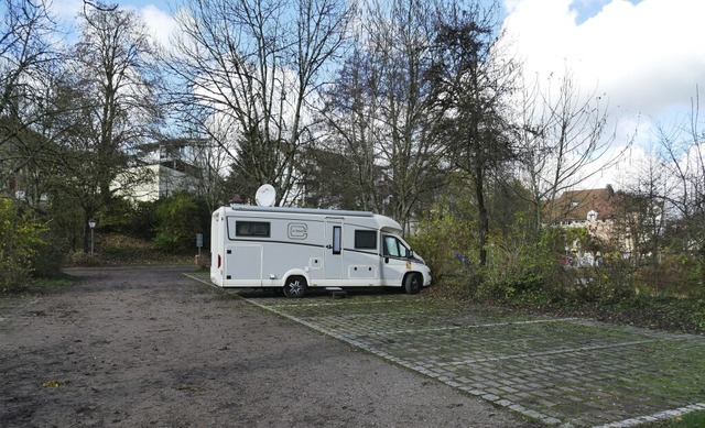 Der Wohnmobilstellplatz ist nur zu 35 Prozent ausgelastet.   | Foto: Michael Gottstein