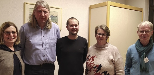 Antje Schnacke-Frst, Klaus Dullisch, ...ng. Rechts: Moderator Bernhard Hchst.  | Foto: Christoph Schennen