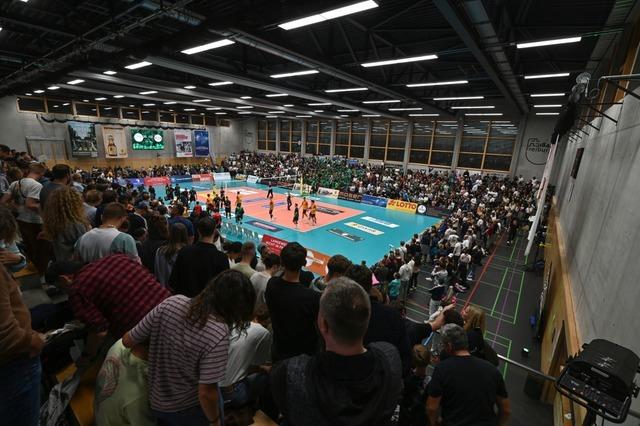 Affenbande im Hhenflug: Die Freiburger Volleyballer begeistern in der Bundesliga