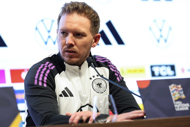 Julian Nagelsmann kann sich offenbar v...ber 2026 hinaus Bundestrainer zu sein.  | Foto: Christian Charisius/dpa