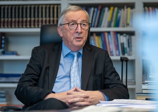 Jean-Claude Juncker vermisst einen kla...&auml;ischen Kurs der Bundesregierung.  | Foto: Harald Tittel/dpa