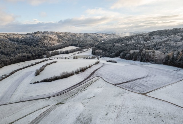 Der DWD warnt vor starkem Schneefall.  | Foto: Silas Stein/dpa