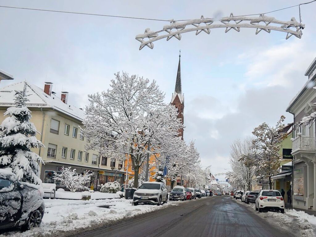 Winteridylle in der Mllheimer Werderstrae