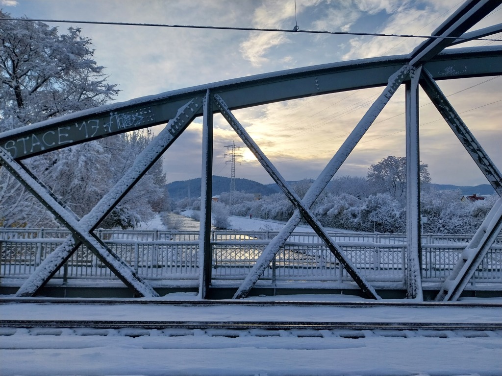 Wintereinbruch in Freiburg