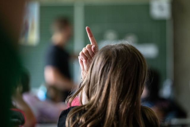 Mehr Lehrer braucht das Land - auch weil die Sch&uuml;lerzahlen steigen.  | Foto: Marijan Murat/dpa