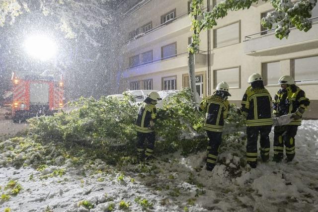 So hat der Wintereinbruch das Markgrflerland getroffen