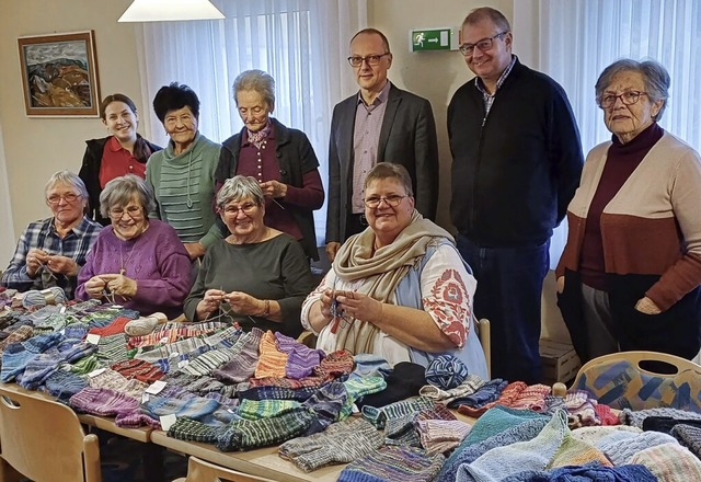 Der Stiftungsrat der AWO Waldshut, Arm...rtreterin, Naomi Rusu (stehend, links)  | Foto: Reinhard Herbrig