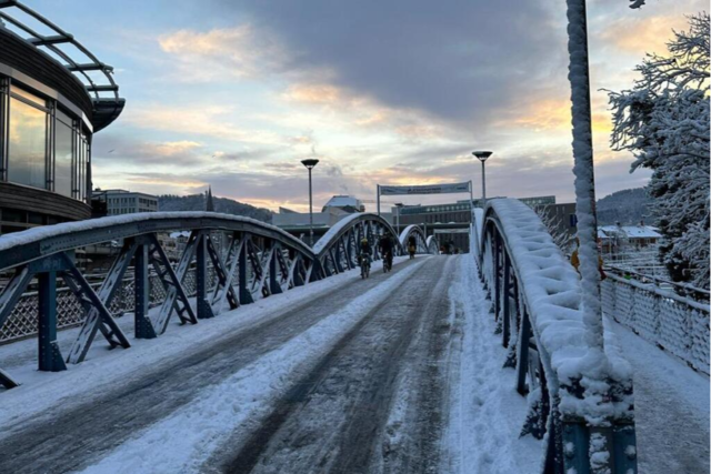 Um 4 Uhr morgens legte der Winterdienst in Freiburg los