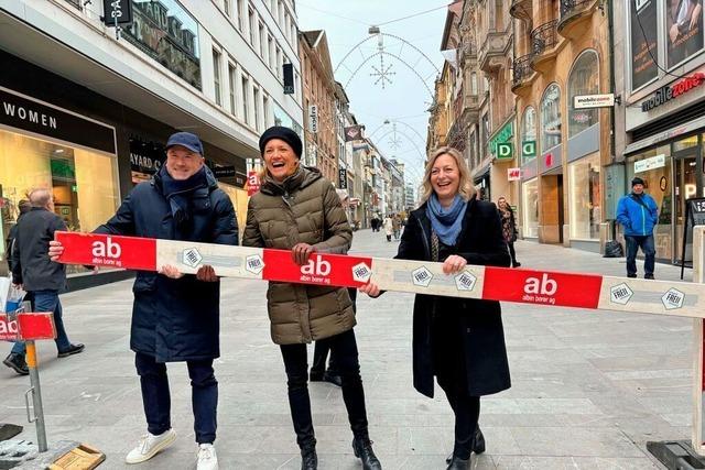 Die Freie Strae in Basel ldt nach der Erneuerung zum Flanieren ein