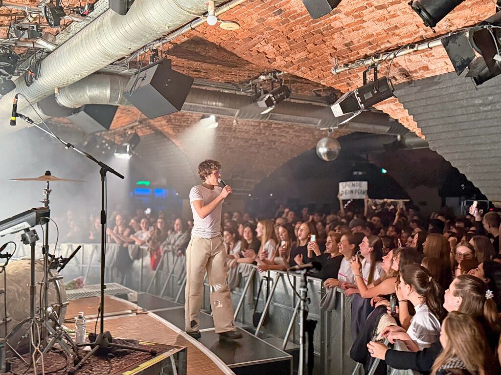 Zartmann auf seinem Tour-Konzert im Jazzhaus in Freiburg