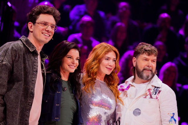 Die Jury in der ersten Show der 11. Staffel von "The Masked Singer".  | Foto: Rolf Vennenbernd/dpa