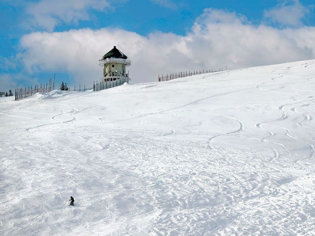 Erster Wintersportspa am Feldberg.