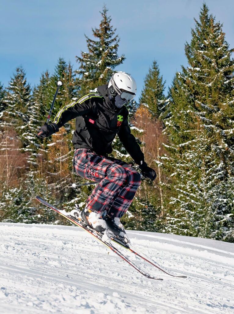 So sportlich zeigten sich die ersten Liftgste in Lenzkirch-Kappel.