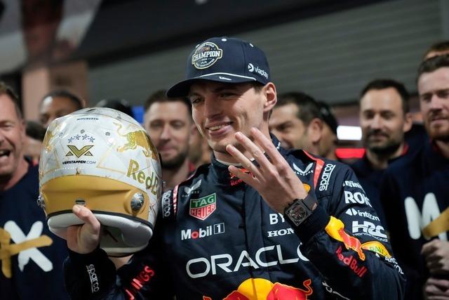 Vier mit Bier: Verstappens WM-Party in der Nacht von Vegas