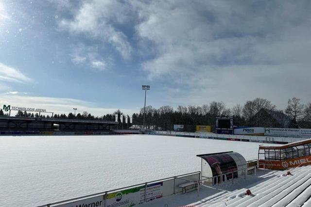 Der FC 08 Villingen muss seine Spiele wegen des Wintereinbruchs absagen