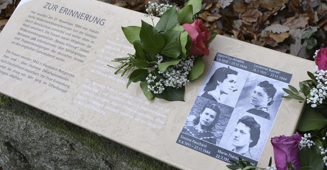 Gedenktafel fr die vier ermordeten Franzsinnen  | Foto: bz