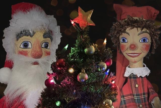 Kaspar und der Weihnachtsmann wird von der Freiburger Puppenbhne im Podium der Harmonie aufgefhrt