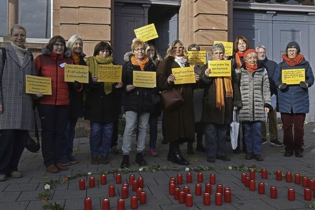 Flagge zeigen gegen die wachsende Gewalt an Frauen