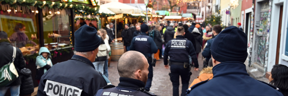 Trinationale Streife sorgt fr Sicherheit auf dem Freiburger Weihnachtsmarkt