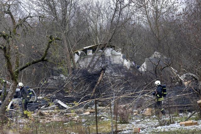 Frachtflugzeug im DHL-Auftrag aus Leipzig strzt in Litauen ab