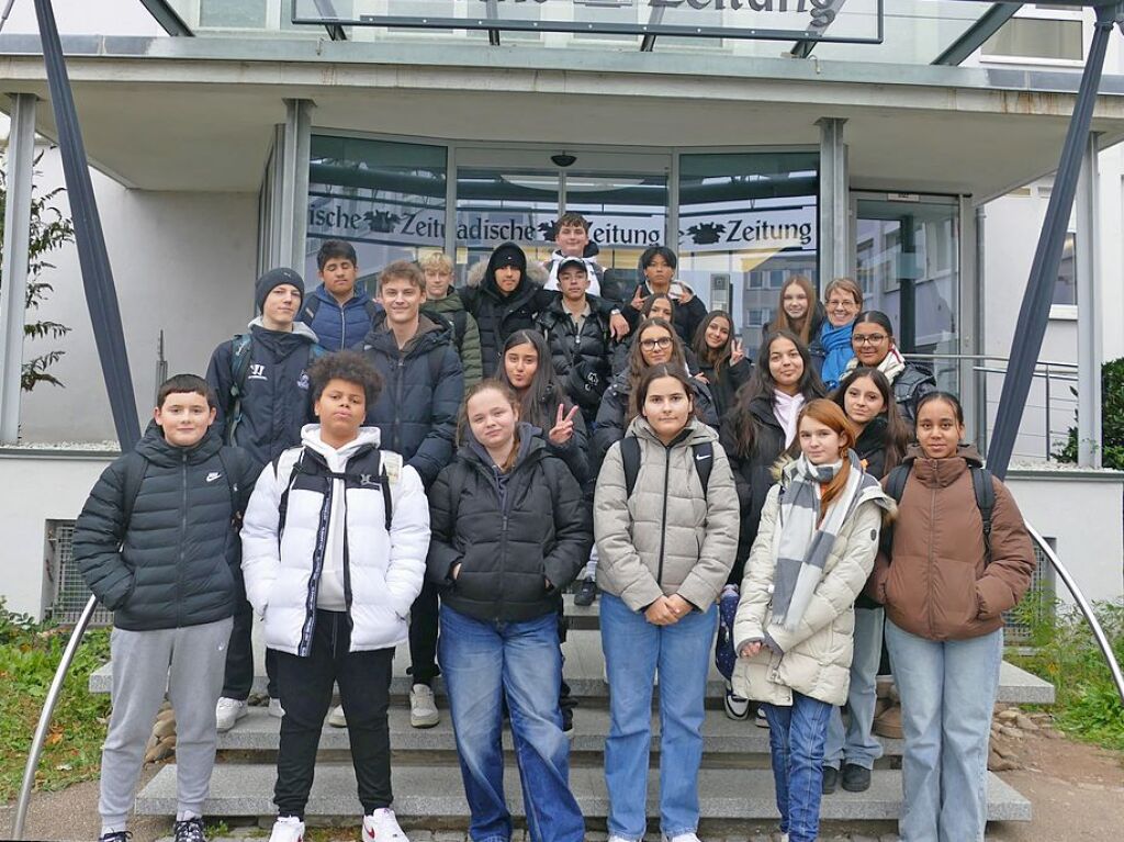 Klasse 8b der Hansjakob-Realschule Freiburg