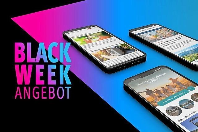 Black Week Angebot: Nur 1 € pro Woche – Sichern Sie sich ein halbes Jahr BZ-Digital Basis