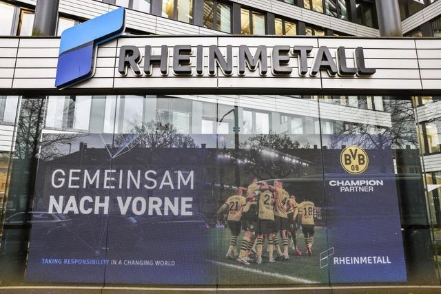 Mitglieder des Fuball-Erstligisten Borussia Dortmund stimmen gegen Sponsoring durch Rstungskonzern Rheinmetall