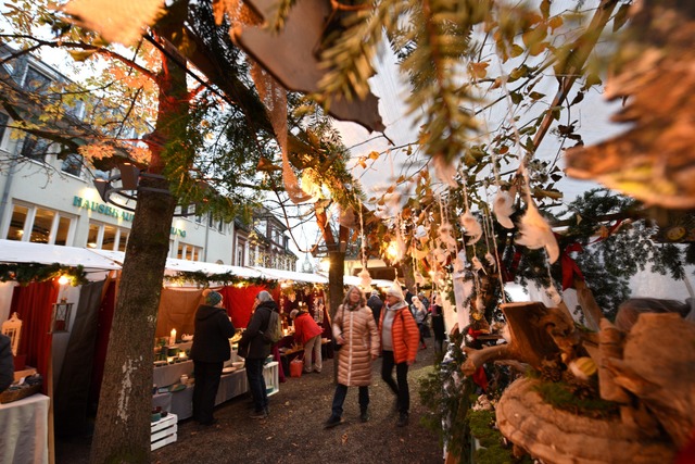 Der Adventsmarkt im Feierling-Biergarten (Archivbild von 2022)  | Foto: Rita Eggstein 