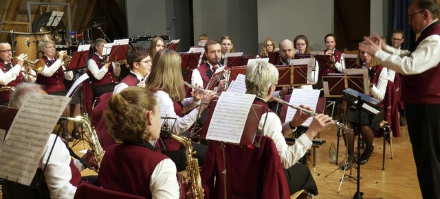 Ein abwechslungsreiches Programm spielte der Musikverein Oberbrnd.   | Foto: Eva Korinth