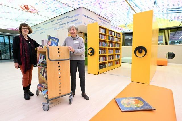 Das ist die neue Bibliothek der Freiburger Kinderklinik