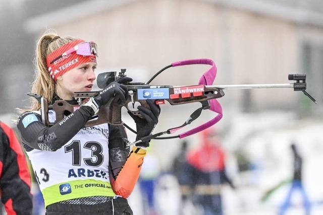 Das Medizin-Studium muss bei Biathletin Julia Tannheimer (noch lange) warten