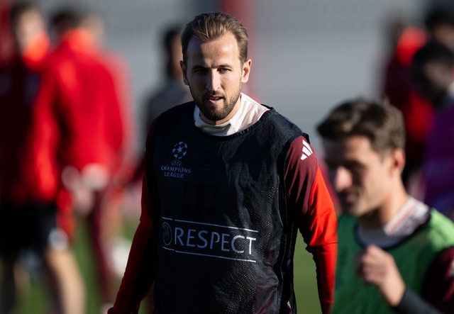 Trainieren f&uuml;r Paris: Harry Kane & Co. erwarten PSG.  | Foto: Sven Hoppe/dpa