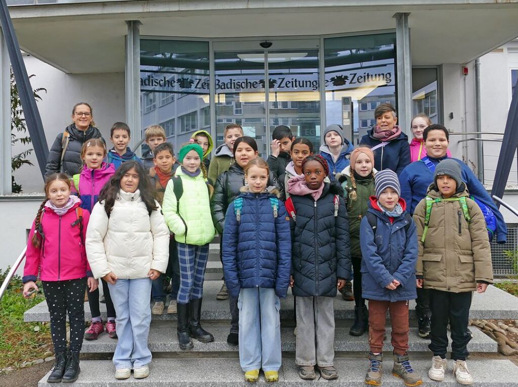 Klasse 4b der Anne-Frank-Grundschule Freiburg