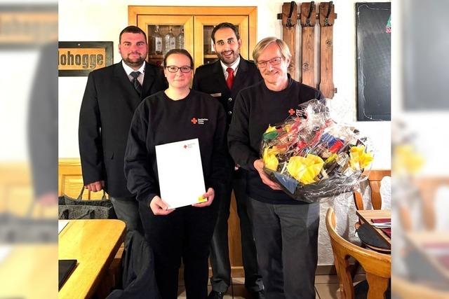 Das Deutsche Rote Kreuz in Todtnau steht auf gesunden Sulen