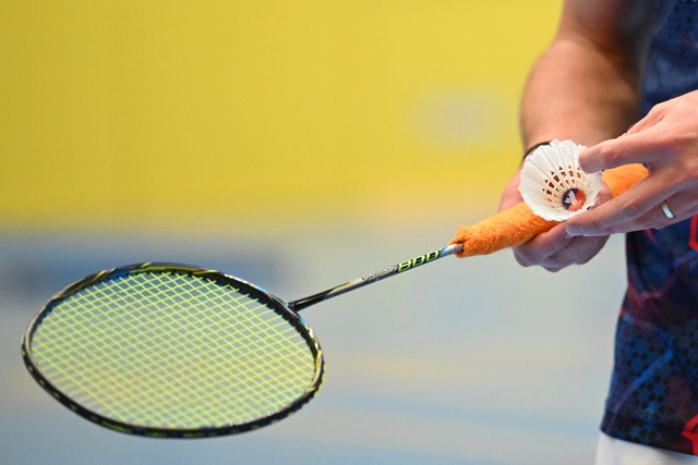 Das Badmintonteam des TV Bad Sckingen...fnf Stunden spter dann in Heilbronn.  | Foto: Achim Keller