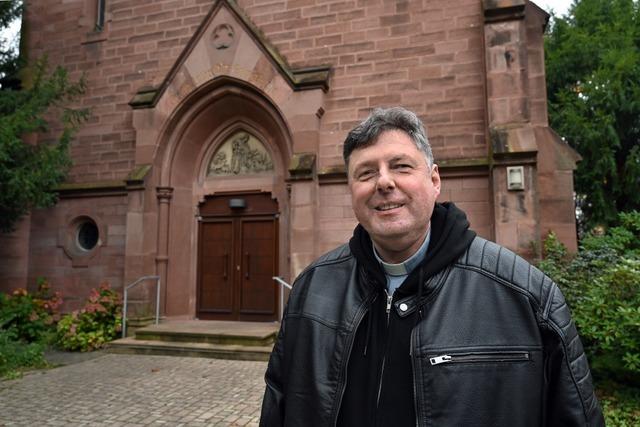 Stefan Braatz ist der neue Pfarrer der evangelisch-lutherischen Erlserkirche in Freiburg