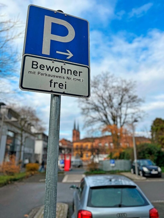 In der Innenstadt gibt es zwei Anwohnerparkzonen.  | Foto: Mark Alexander