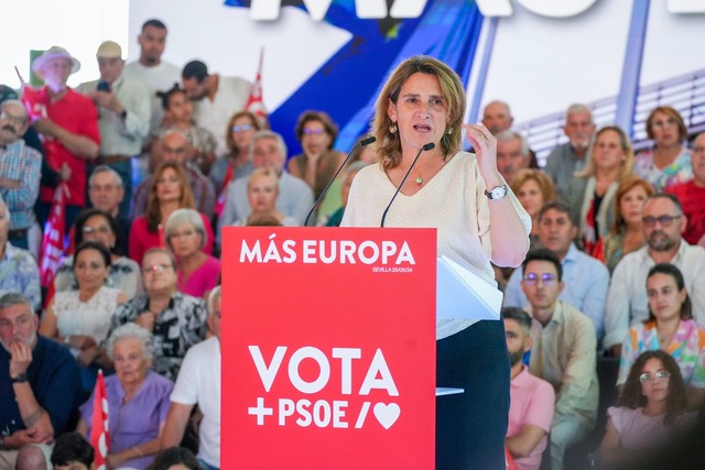 Soll die Wettbewerbsf&auml;higkeit der... Spanierin Teresa Ribera. (Archivbild)  | Foto: Francisco J. Olmo/EUROPA PRESS/dpa