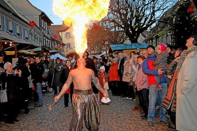 Das wird beim Weihnachtsmarkt in Vogtsburg-Burkheim geboten